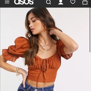 New Milkmaid Crop Top from ASOS